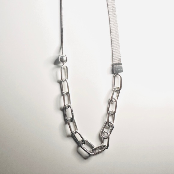 NWOT Pandora Reflexions Mesh Bracelet - Sterling Silver S925 ALE 6.3” - Picture 4 of 7